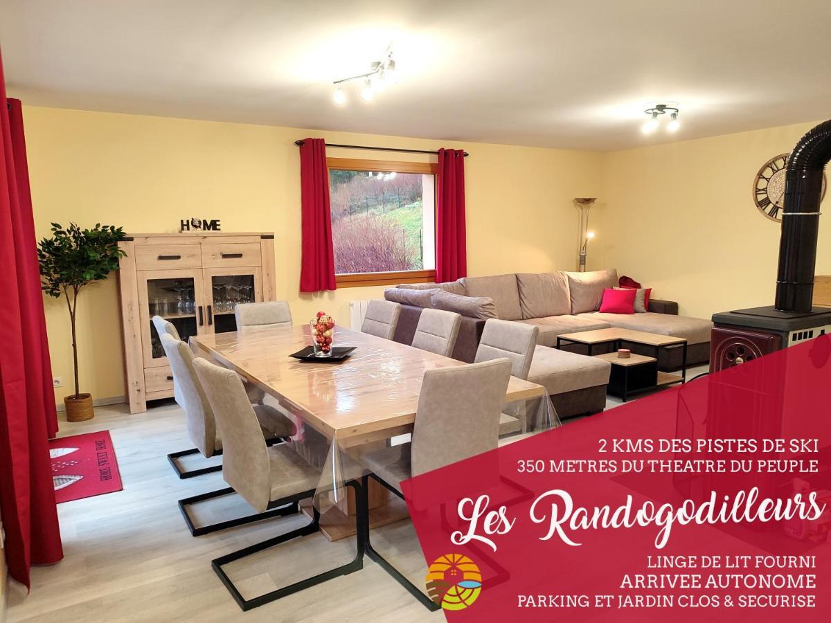 比桑Les Randogodilleurs Avec Jacuzzi A 2Kms Des Pistes Et 350M Du Theatre Du Peuple !别墅 外观 照片